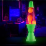 Lava The Original Lamp - 14.5 Neon Green - Classic Liquid Motion Lamp - Orange and Pink Liquid - Item #2096 (Amazon Exclusive)